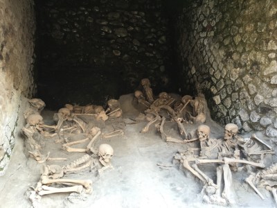 Skeletons Ercolano Herculaneum Sorrento Food Tours 