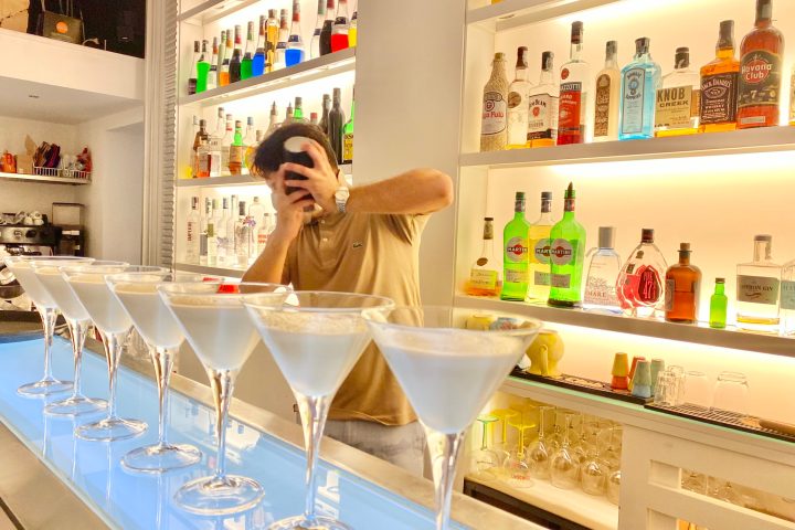 a bottle of wine on a table