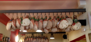 a bunch of food on a table